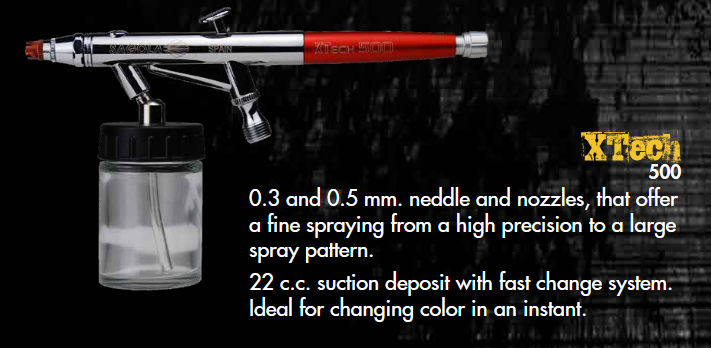 L. SAGOLA XTECH-500 AIRBRUSH KIT