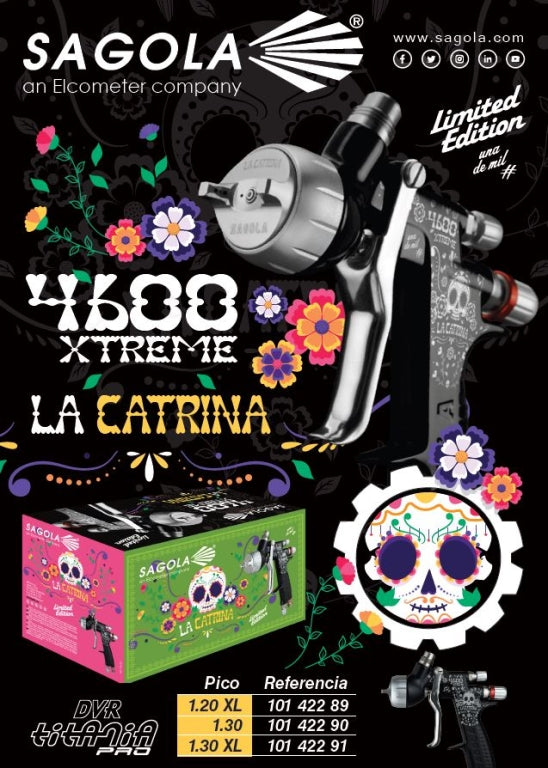 F. Sagola 4600 Xtreme La Catrina Limited Special Edition + RC1 Premium Regulator Included