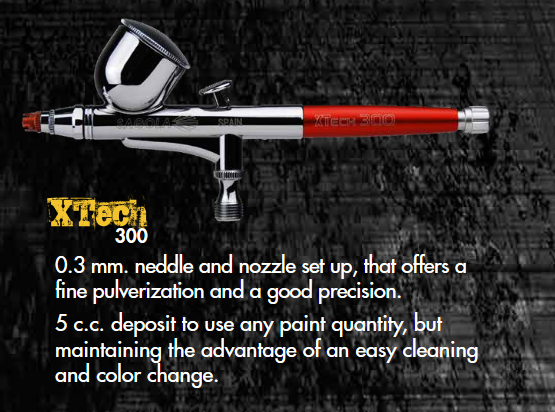 K. SAGOLA XTECH-300 AIRBRUSH KIT