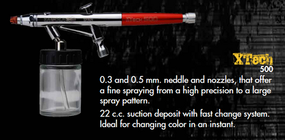 L. SAGOLA XTECH-500 AIRBRUSH KIT